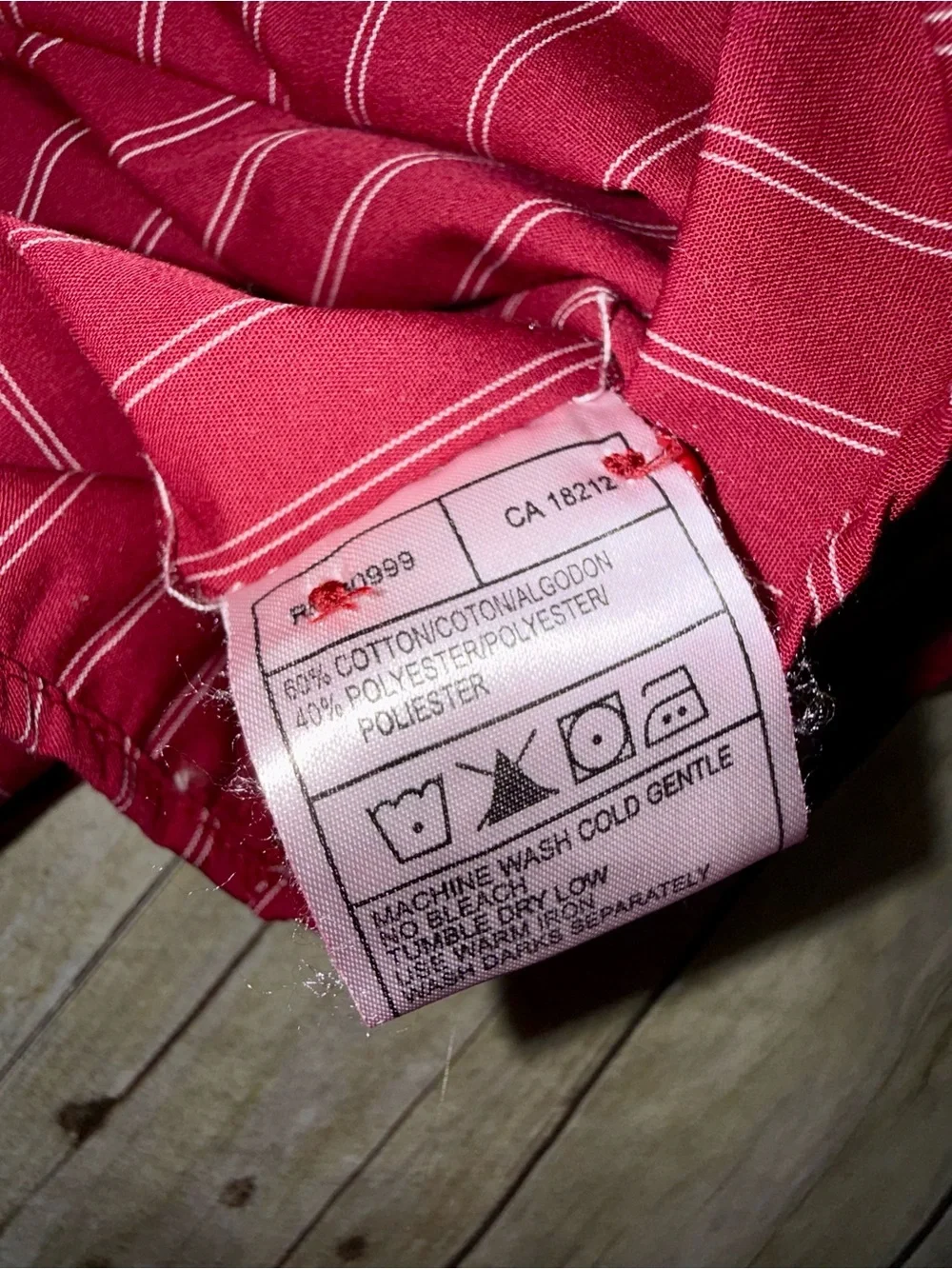 Antigua Men's Garnet Striped Button-Down Shirt